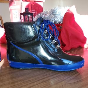 Vintage Lands End Rubber Rain/Snow boot womans sz 7